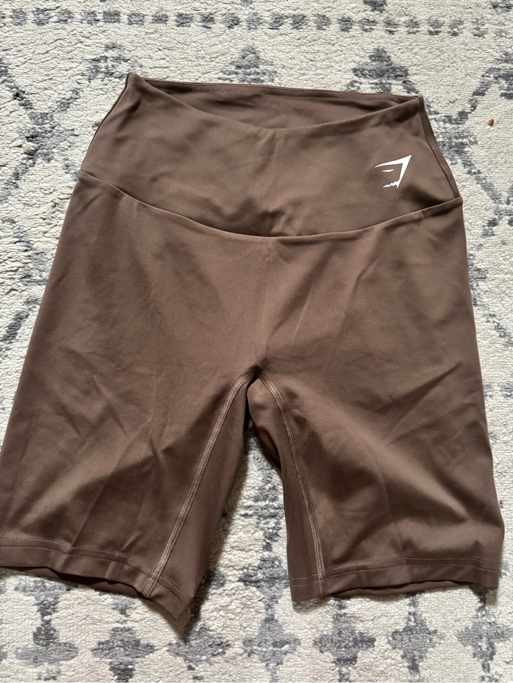 Gymshark Women’s High-Rise Chocolate Brown Bike Shorts